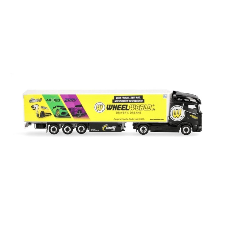 Herpa DAF XG kølekasse-sættevognstræk Spedition Kalbitz/Wheelworld-Driver-Dream – produktbillede 3