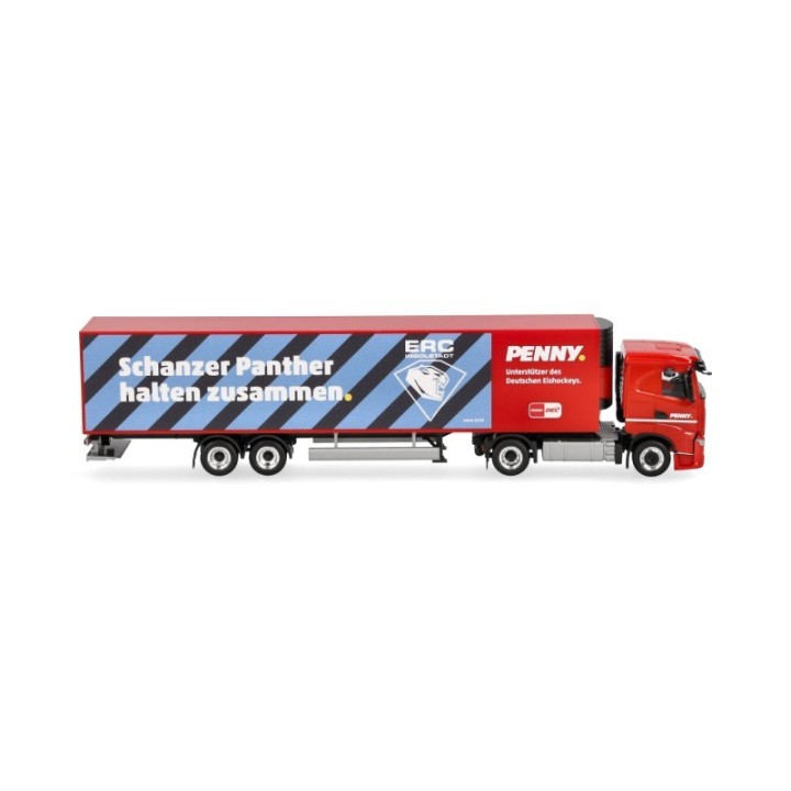 Herpa Iveco S-Way kølekasse-sættevognstræk PENNY DEL / ERC Ingolstadt – produktbillede 3