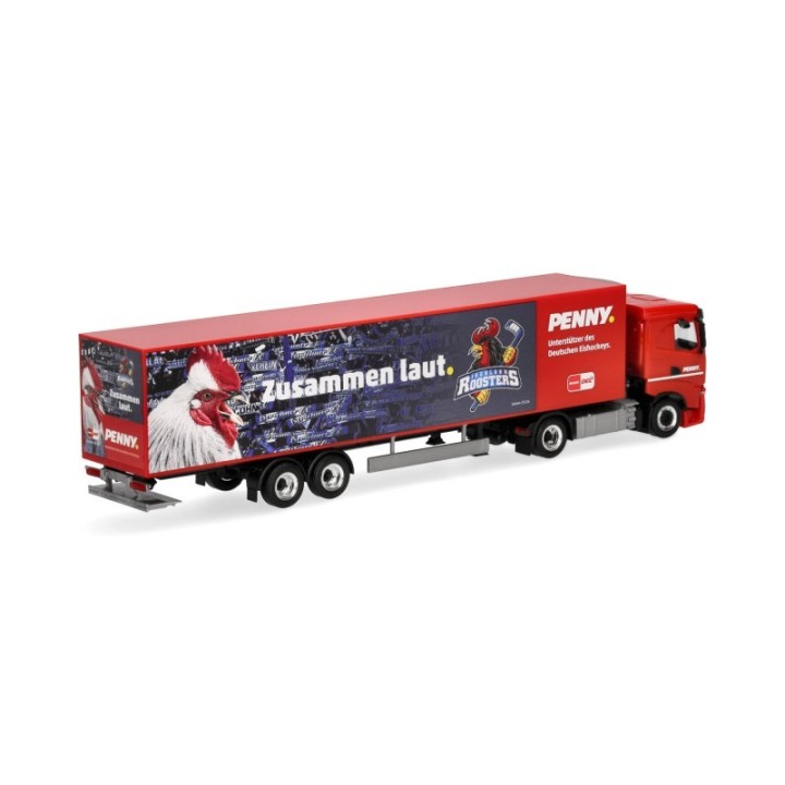 Herpa Iveco S-Way kølekasse-sættevognstræk PENNY DEL / Iserlohn Roosters – produktbillede 2