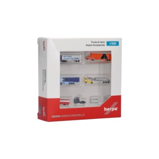 Herpa Trucks and Vans Airport accessory set