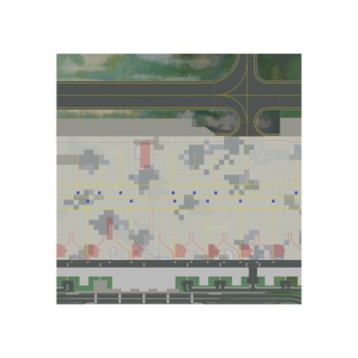 Herpa Lufthavn Bodenplatten - Set 1: Passagierterminal