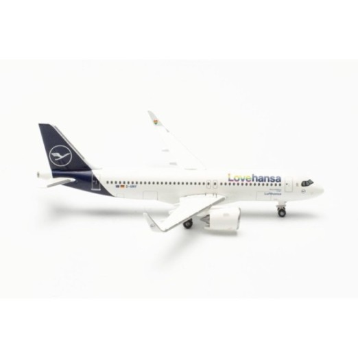 Herpa Lufthansa Airbus A320neo Lovehansa - D-AINY Lingen