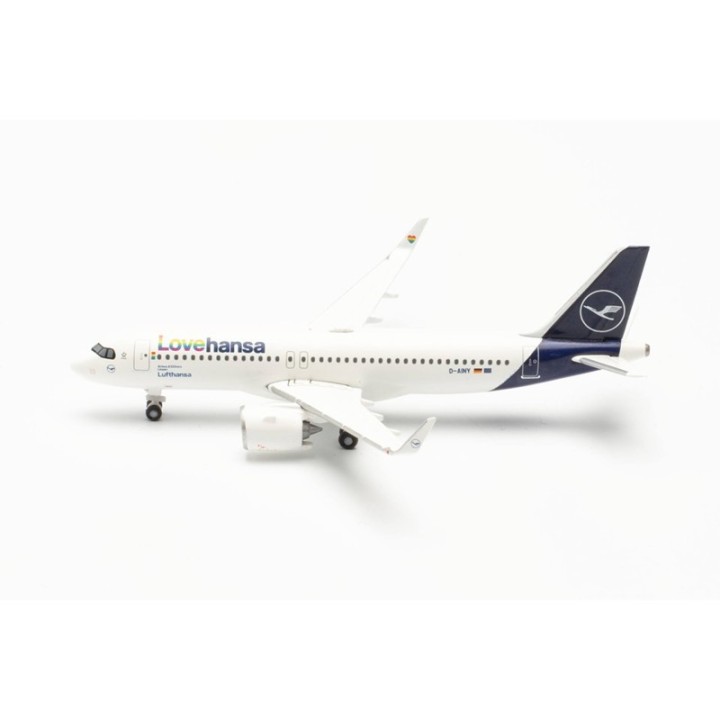 Herpa Lufthansa Airbus A320neo Lovehansa - D-AINY Lingen – produktbillede 2