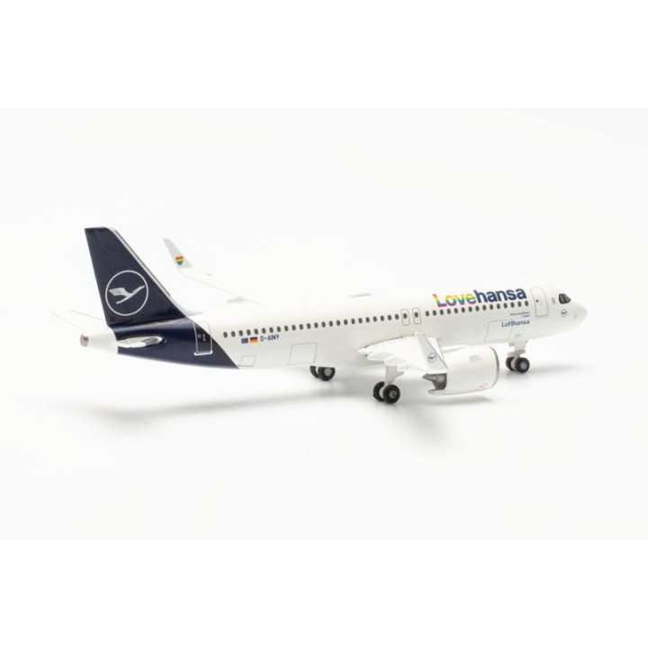 Herpa Lufthansa Airbus A320neo Lovehansa - D-AINY Lingen – produktbillede 3