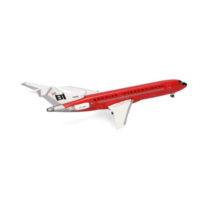 Herpa Braniff International Boeing 727-200 - Solid Red – produktbillede 3