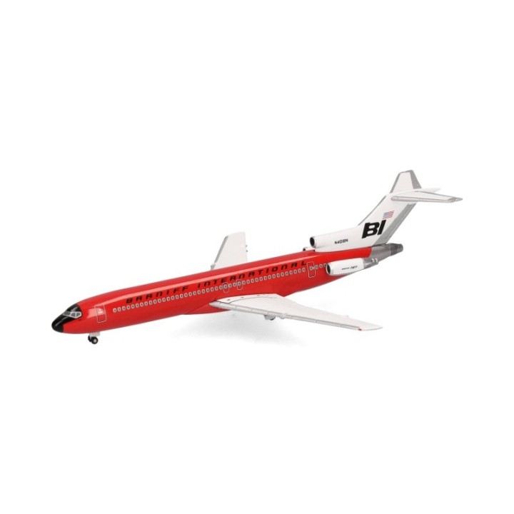 Herpa Braniff International Boeing 727-200 - Solid Red – produktbillede 4