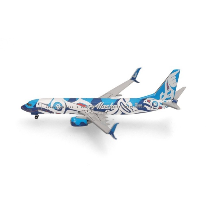 Herpa Alaska Airlines Boeing 737-800 Xáat Kwáani (Salmon People) – produktbillede 2