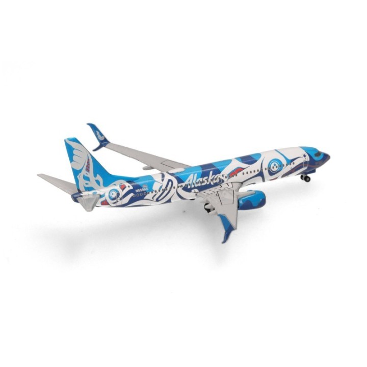 Herpa Alaska Airlines Boeing 737-800 Xáat Kwáani (Salmon People) – produktbillede 3