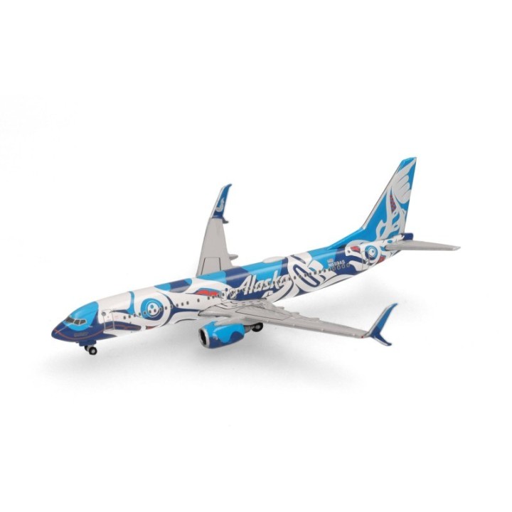 Herpa Alaska Airlines Boeing 737-800 Xáat Kwáani (Salmon People) – produktbillede 4