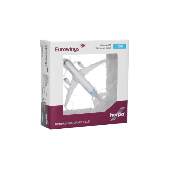 Herpa Eurowings Airbus A320 Salzburger Land – produktbillede 5