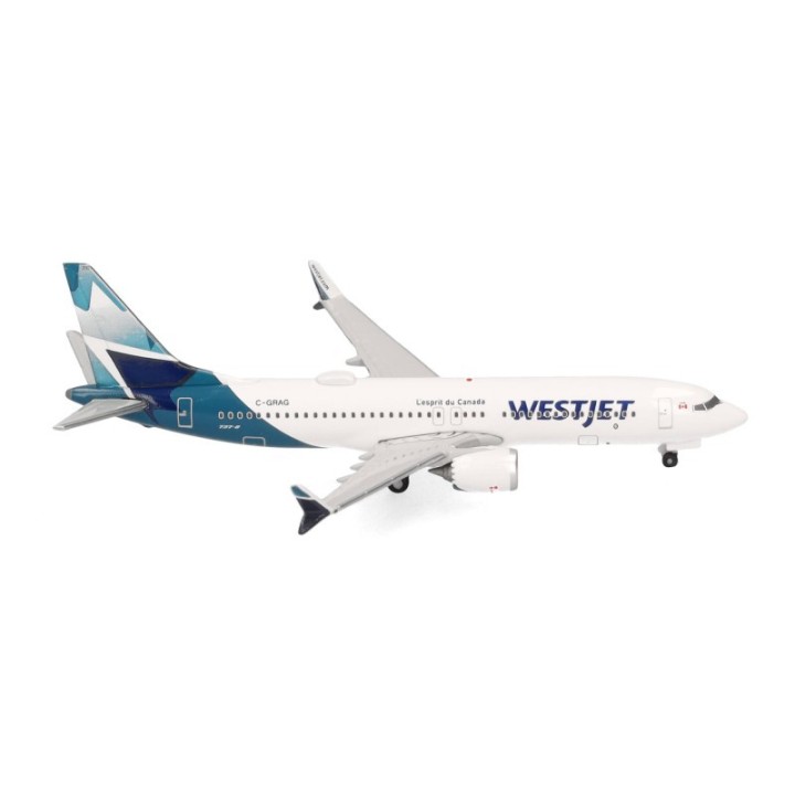 Herpa Westjet Boeing 737 Max 8