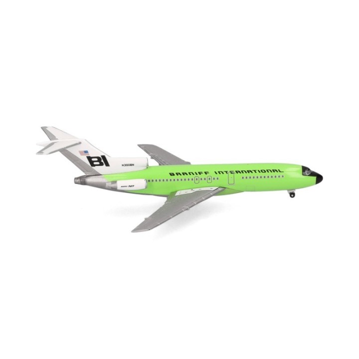 Herpa Braniff International Boeing 727-100 - solid lime green