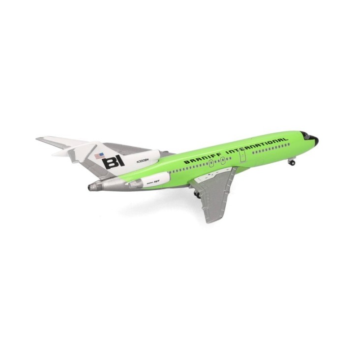Herpa Braniff International Boeing 727-100 - solid lime green – produktbillede 3
