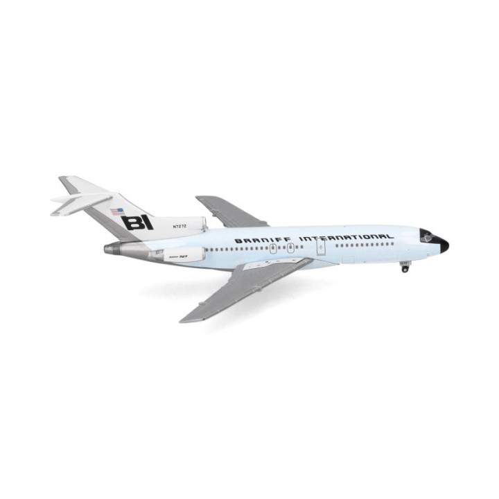 Herpa Braniff International Boeing 727-100 - Solid Light Sky Blue
