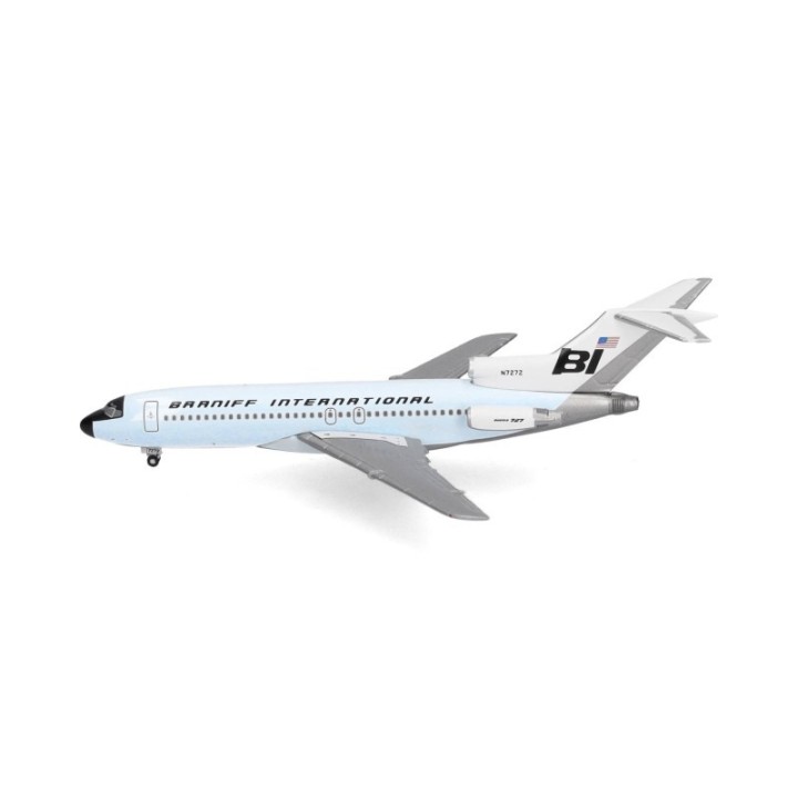 Herpa Braniff International Boeing 727-100 - Solid Light Sky Blue – produktbillede 2