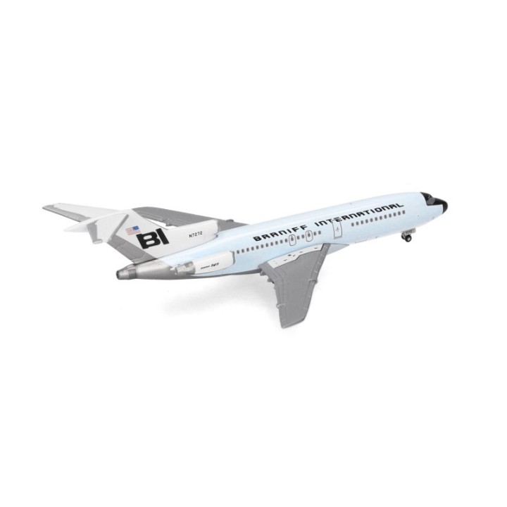 Herpa Braniff International Boeing 727-100 - Solid Light Sky Blue – produktbillede 3
