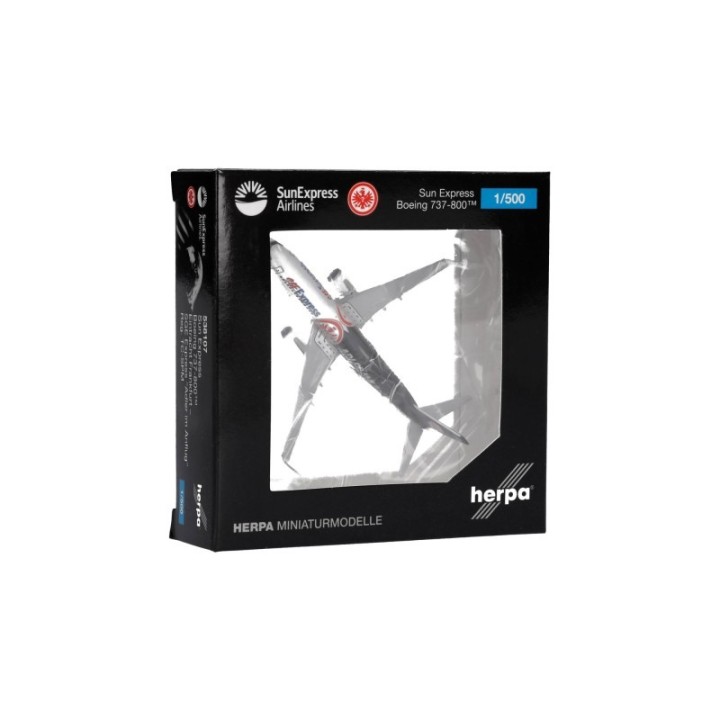 Herpa Sun Express Boeing 737-800 Eintracht Frankfurt - SGE Express - Adler im Anflug – produktbillede 5