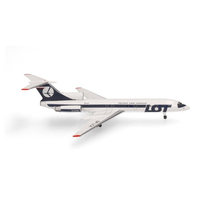 Herpa LOT Polish Airlines Tupolev TU-154M