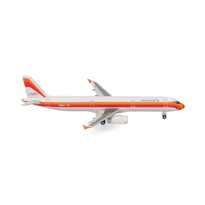 Herpa American Airlines Airbus A321 - PSA Heritage bemaling