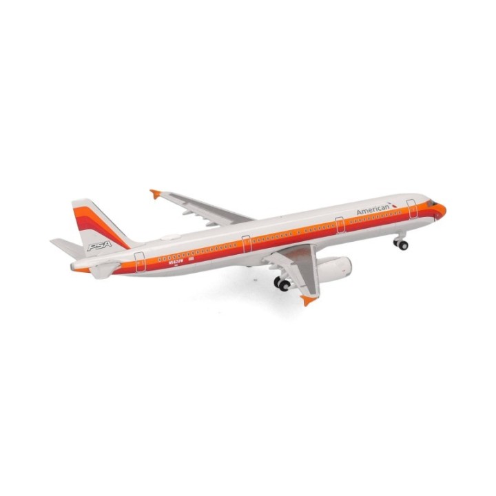 Herpa American Airlines Airbus A321 - PSA Heritage bemaling – produktbillede 3
