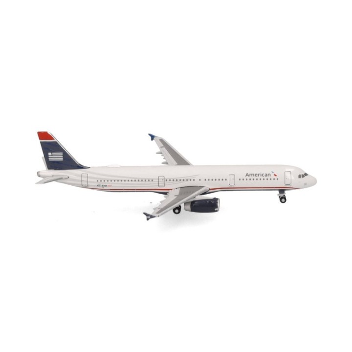 Herpa American Airlines Airbus A321 - US Airways Heritage bemaling - N578UW