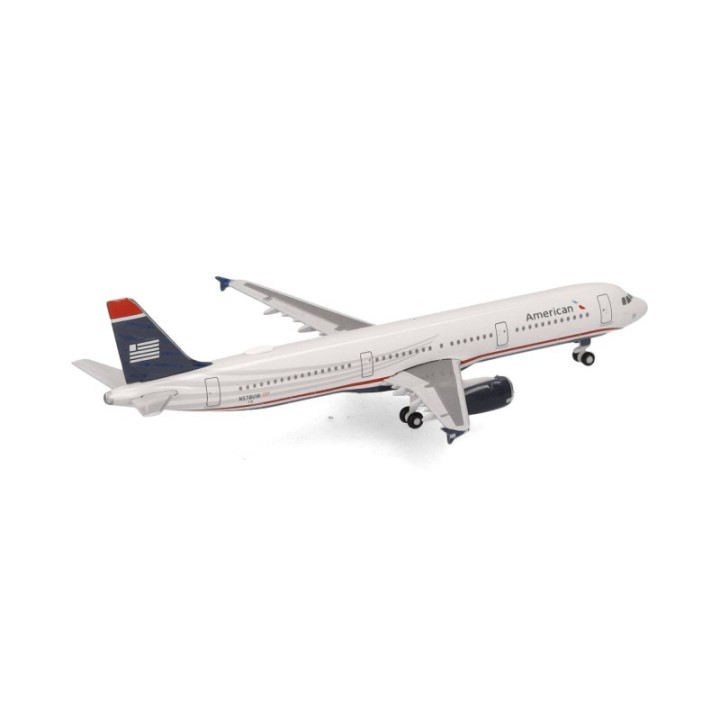 Herpa American Airlines Airbus A321 - US Airways Heritage bemaling - N578UW – produktbillede 3