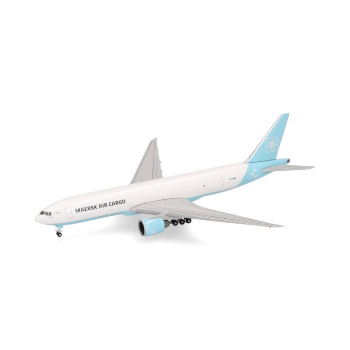 Herpa Maersk Air Cargo Boeing 777F - OY-MAC Maersk Swan – produktbillede 4
