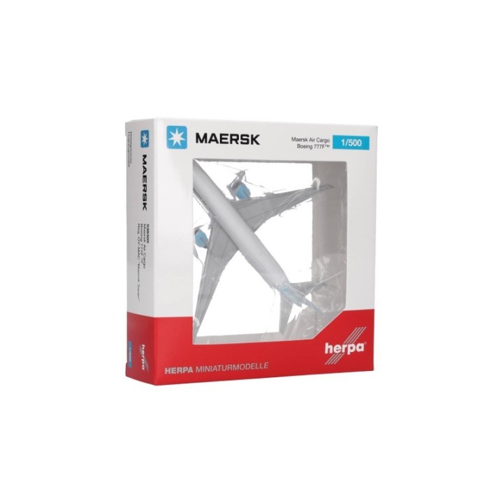 Herpa Maersk Air Cargo Boeing 777F - OY-MAC Maersk Swan – produktbillede 5