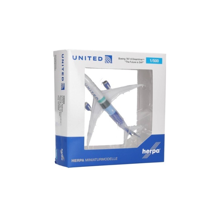 Herpa United Airlines Boeing 787-9 Dreamliner The Future is SAF - N24988 – produktbillede 5