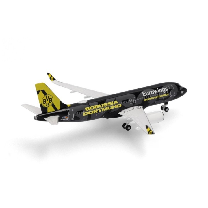 Herpa Eurowings Airbus A320 BVB Mannschaftsairbus (2025) – produktbillede 3