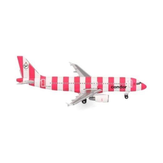 Herpa Condor Airbus A320 FlyPink presenning Oktober = FlyPink-Monat