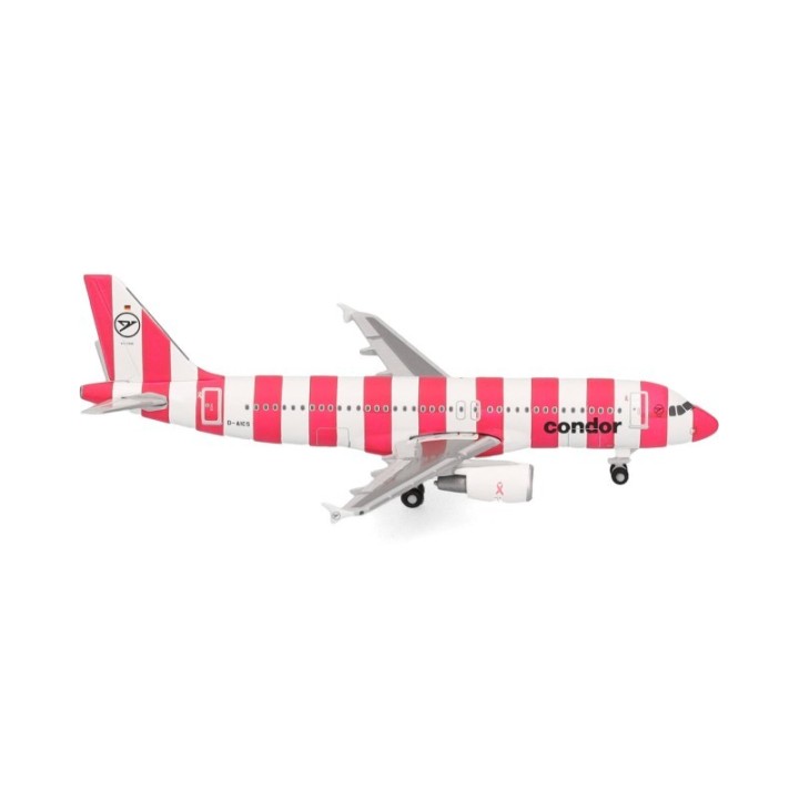 Herpa Condor Airbus A320 FlyPink presenning Oktober = FlyPink-Monat