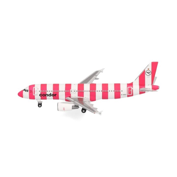 Herpa Condor Airbus A320 FlyPink presenning Oktober = FlyPink-Monat – produktbillede 2