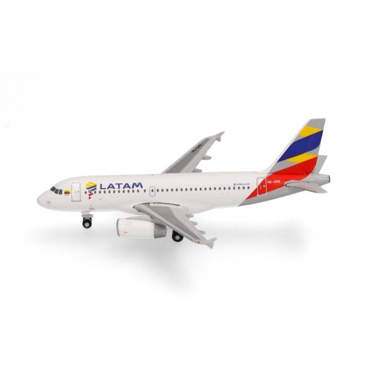 Herpa LATAM Airlines Ecuador Airbus A319 - Ecuador Flag bemaling – produktbillede 2