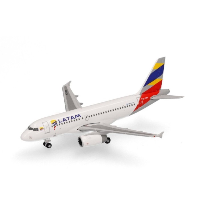 Herpa LATAM Airlines Ecuador Airbus A319 - Ecuador Flag bemaling – produktbillede 4