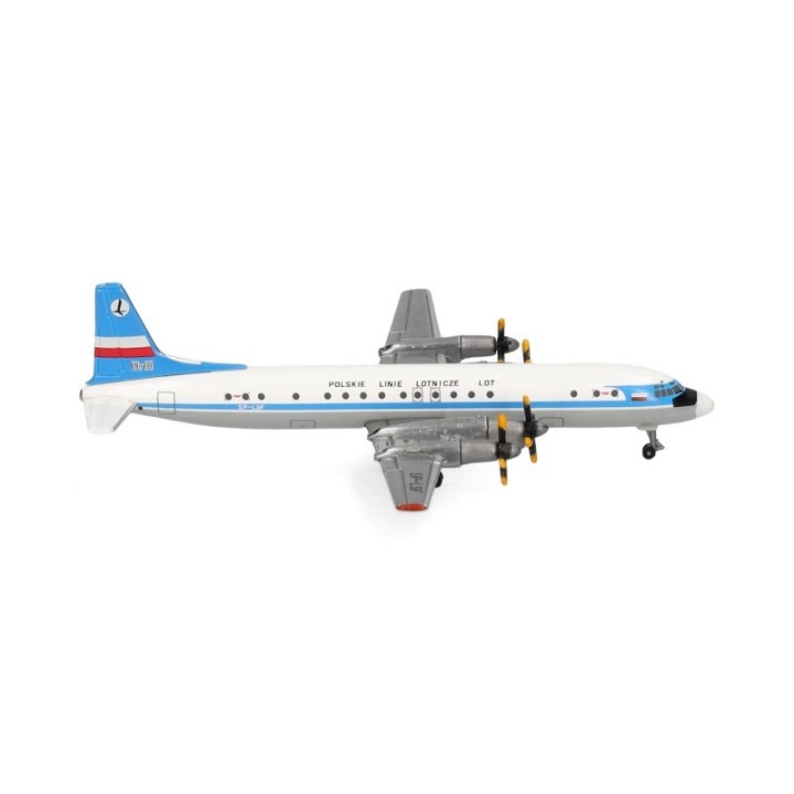 Herpa LOT Polish Airlines Ilyushin IL-18 (original colors)