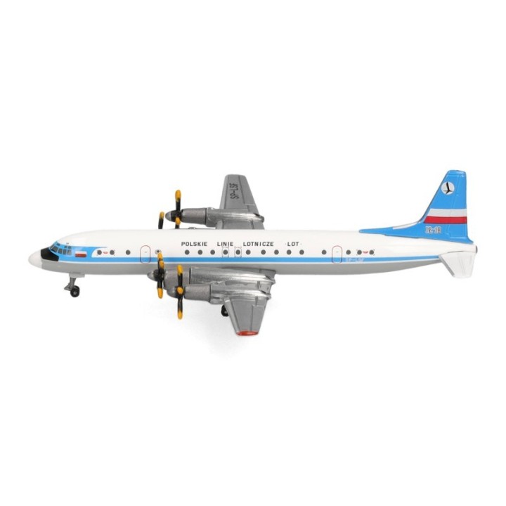Herpa LOT Polish Airlines Ilyushin IL-18 (original colors) – produktbillede 2