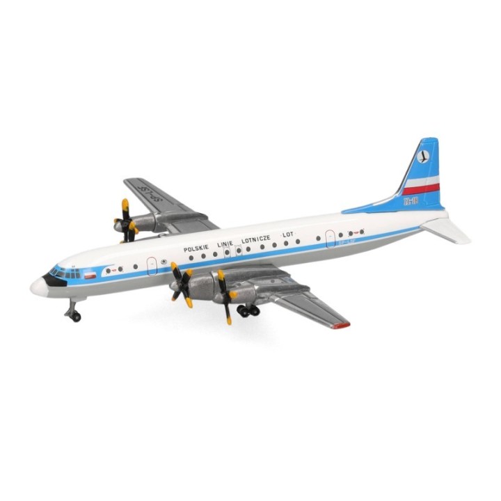 Herpa LOT Polish Airlines Ilyushin IL-18 (original colors) – produktbillede 4