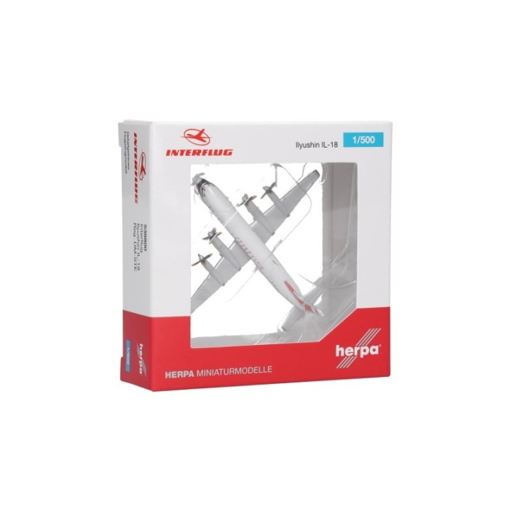 Herpa Interflug Ilyushin IL-18 – produktbillede 5