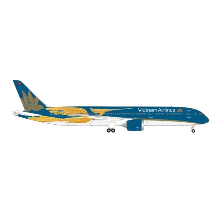 Herpa Vietnam Airlines Boeing 787-9 Dreamliner Chim Lac 30th anniversary bemaling