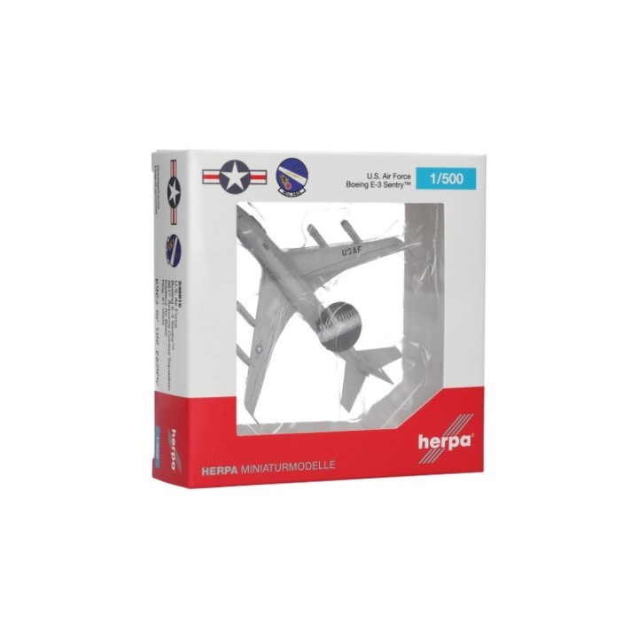 Herpa U.S. Air Force Boeing E-3 Sentry - 961st Airborne Air Control Squadron Kadena Air Base – produktbillede 5
