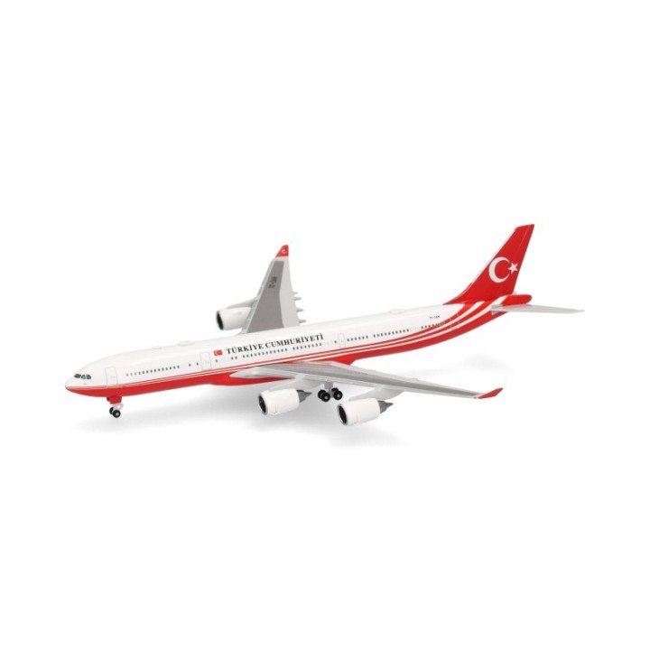 Herpa Turkey Government Airbus A340-500 – produktbillede 4