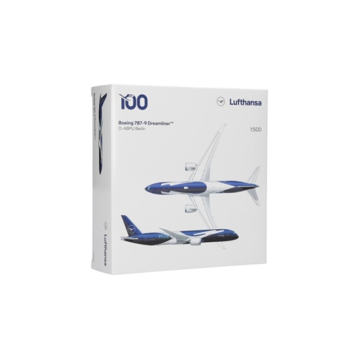 Herpa Lufthansa Boeing 787-9 Dreamliner 100 år – produktbillede 5