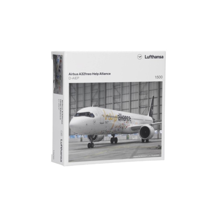 Herpa Lufthansa Airbus A321neo Help Alliance – produktbillede 5