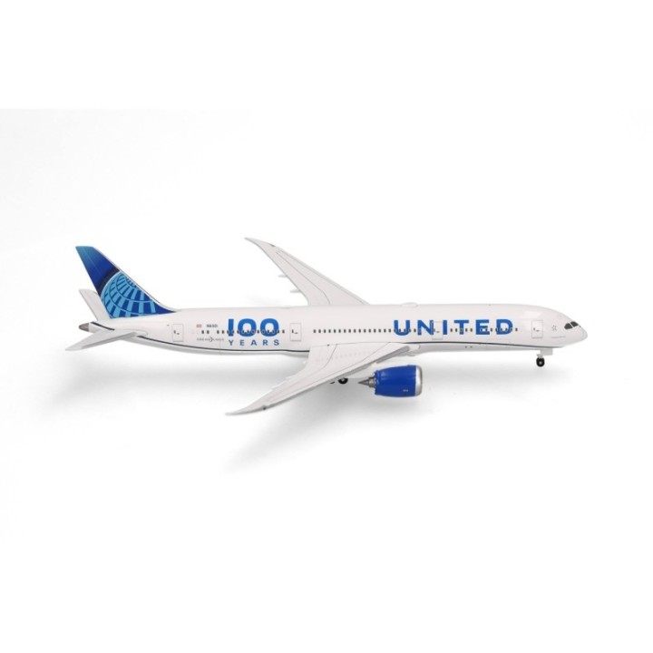 Herpa United Airlines Boeing 787-9 Dreamliner 100 Years