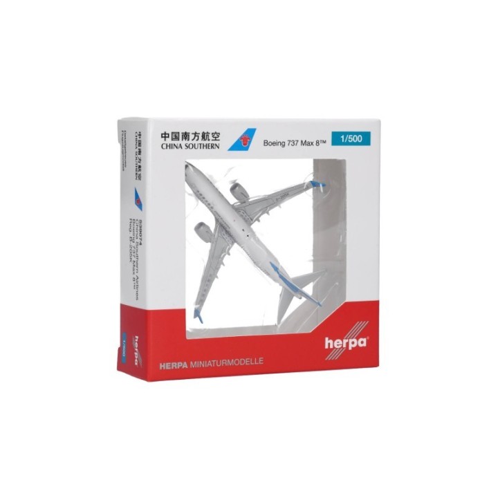 Herpa China Southern Airlines Boeing 737 Max 8 – produktbillede 5