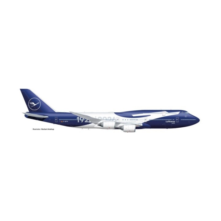Herpa Lufthansa Boeing 747-8 Intercontinental 100 år