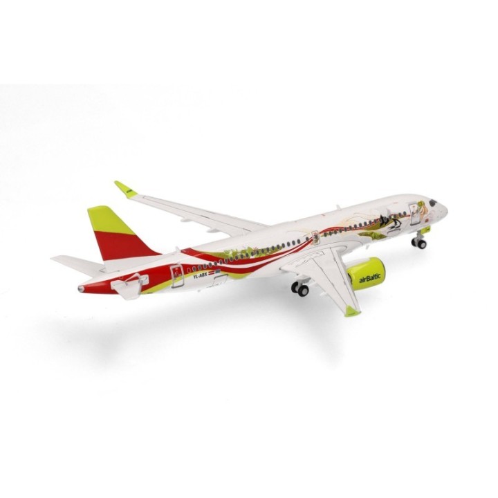 Herpa AirBaltic Airbus A220-300 50th A220 – produktbillede 3