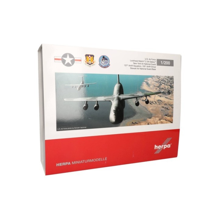 Herpa U.S. Air Force Lockheed C-5A Galaxy - New York Air National Guard 137th Airlift Squadron Stewart – produktbillede 5